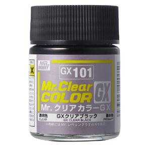 GSIクレオス Mr．クリアカラーGX GX101 GXクリアブラック GX101ｸﾘｱﾌﾞﾗﾂｸ-イメージ2