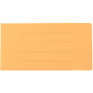 プラス フラットファイル ノンステッチ 統一伝票用 イエロー 10冊 1パック(10冊) F877413-76027-イメージ3
