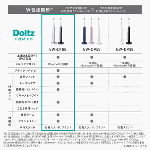 パナソニック W音波振動ハブラシ Doltz シルバー EW-DT88-S-イメージ9