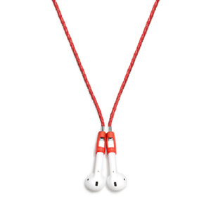 Tapper AirPods用レザーストラップ Red TP-1004-イメージ2