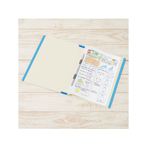 プラス 年組氏名スクールフラットファイル A4タテ ブルー 10冊 FCA6363-79-345 NO021SGA-イメージ5