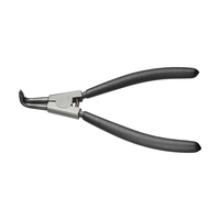 TONE スナップリングプライヤ（ベントタイプ　軸用）　全長２１０ｍｍ　リング使用範囲４０～１００ｍｍ SRPS-200B
