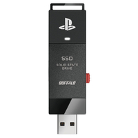 バッファロー PlayStation(R)5 公式ライセンス商品 ポータブルSSD スティック 2TB ブラック SSD-SAO2.0U3-B