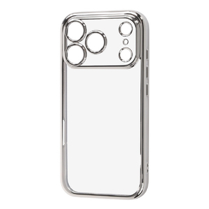 レイ・アウト iPhone 18 Pro用 / 17 Pro用 / ソフトケース 精密設計 フレームメッキ / シルバー RT-P58PFC2/SVM-イメージ1