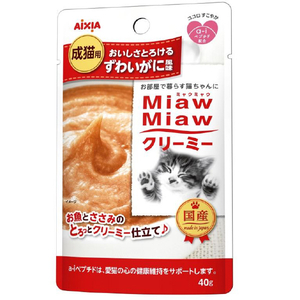 アイシア MiawMiawクリーミー ずわいがに風味 40g ﾐﾔｳﾐﾔｳｸﾘ-ﾐ-ｽﾞﾜｲｶﾞﾆ40G-イメージ1