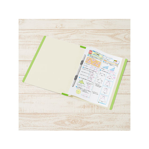 プラス 年組氏名スクールフラットファイル A4タテ グリーン 10冊 FCA6364-79-346 NO021SGA-イメージ5