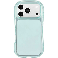 グルマンディーズ iPhone18 Pro/17 Pro用 ｸﾘｽﾀﾙｸﾘｱｹｰｽ ライトブルー GMD-46LBL