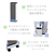 Green Core Tech コードレス式空気清浄機 Belle Air BA300CO2BK1-イメージ5