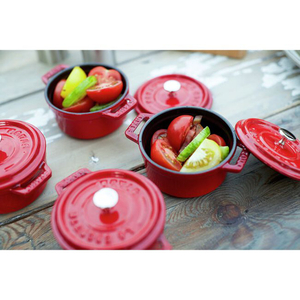 ZWILLING ピコ・ココット ラウンド 10cm Staub チェリー 40509-799-0-イメージ6