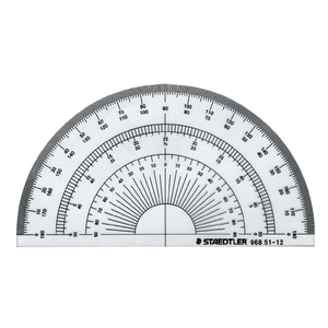 ステッドラー 半円分度器 12cm F808002-96851-12-イメージ1