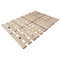 オスマック 桐製軽量幅広すのこベッド 4つ折れ式 セミダブル MYF-310