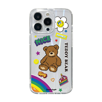 BOOGIE WOOGIE iPhone 13 Pro用オーロラケース Teddy Bear BW22006I13P