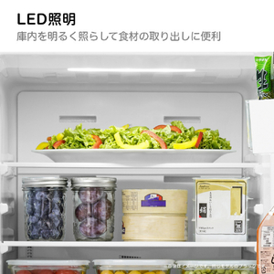 ハイセンス 【右開き】135L 2ドア冷蔵庫 ブラック HR-D140KB-イメージ9