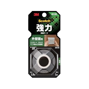 3M スコッチ 強力両面テープ 外壁面用 10mm×1.5m KB-10R FC850ZJ-3892901-イメージ1