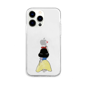 AKAN iPhone 13 Pro用ソフトクリアケース お姫様 AK21006I13P-イメージ1