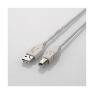 エレコム USB2.0ケーブル(5.0m) ホワイト U2C-BN50WH エレコム USB2.0ケーブル(5.0m) ホワイト U2C-BN50WH
