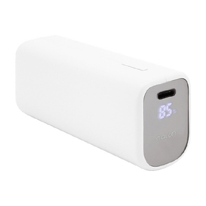 ラスタバナナ PD20W対応 TYPE-C1ポート/USB1ポート モバイルバッテリー 充電表示 5000MAH CALON ホワイト RLI050C20W04WH-イメージ1