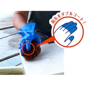 ショーワグローブ 塩化ビニール手袋 No152タフレックス ブルー Sサイズ FC056FM-7569904-イメージ6