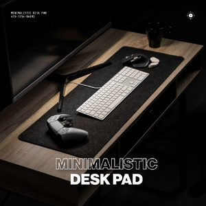 DELTAHUB Minimalistic felt desk pad Lサイズ Dark Grey DP-L-D-イメージ10