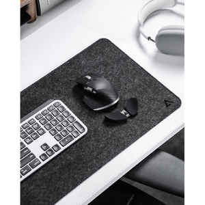 DELTAHUB Minimalistic felt desk pad Lサイズ Dark Grey DP-L-D-イメージ15