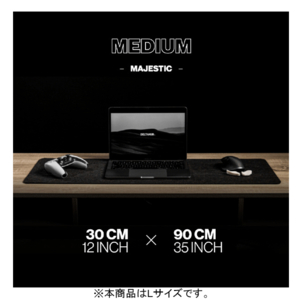 DELTAHUB Minimalistic felt desk pad Lサイズ Dark Grey DP-L-D-イメージ3