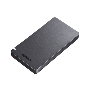 バッファロー USB3．2(Gen2) ポータブルSSD TypeA&C(1TB) ブラック SSD-PGM1.0U3-BC-イメージ1