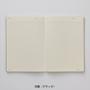 日本能率/NOLTYノート A5 クリーム用紙192ページ 方眼ブラック FCD244G-NCG01-イメージ3