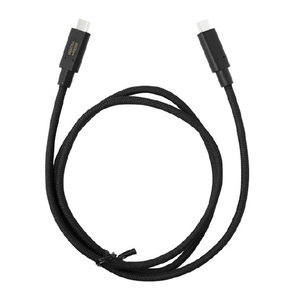 イツワ商事 USB TYPE-C TO C ケーブル 80GBPS PD240W 1．0M MODGET 黒 ITC80G2510BK-イメージ1