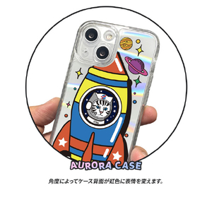 BOOGIE WOOGIE iPhone 13 Pro用オーロラケース Kitty Rocket BW22007I13P-イメージ6