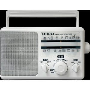 aiwa ポータブルホームラジオ GAA4-PHR0001-WH-イメージ2