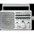 aiwa ポータブルホームラジオ GAA4-PHR0001-WH-イメージ2