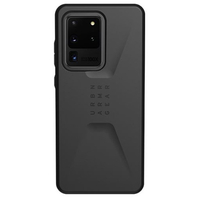 ＵＡＧ Galaxy S20 Ultra用ケース ソリッドデザイン 耐衝撃 CIVILIAN ブラック UAG-GLXS20ULTC-BK