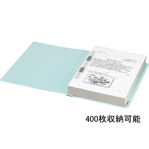 コクヨ フラットファイルX(スーパーワイド) A4タテ とじ厚40mm 青 1冊 F878027-ﾌ-X10B-イメージ2