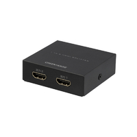 グリーンハウス HDMIスプリッター USB給電 Input1+Output2ポート ブラック GHHSPG2BK