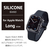 エレコム Apple Watch (45/44/42mm)用シリコンバンド Lサイズ ブラック AW-45BDSCLBK-イメージ3