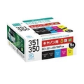 エコリカ リサイクルインクカートリッジ 4色パック ECI-C351-5P