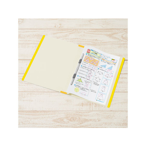 プラス 年組氏名スクールフラットファイル A4タテ イエロー 10冊 FCA6365-79-347 NO021SGA-イメージ5