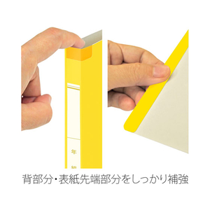 プラス 年組氏名スクールフラットファイル A4タテ イエロー 10冊 FCA6365-79-347 NO021SGA-イメージ6