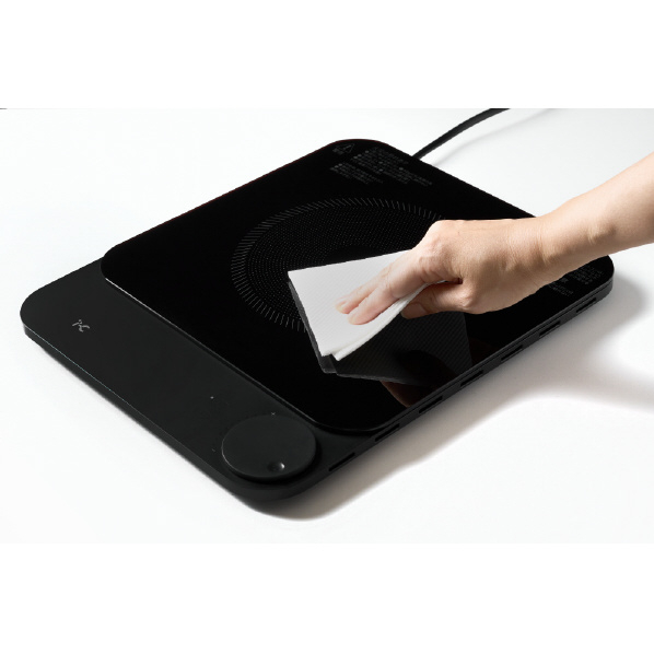 I-CHAIN JAPAN 超薄型IHクッキングヒーター ブラック IC-THC01-BK 9段階