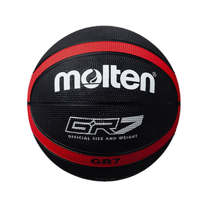 モルテン バスケットボール 7号球 GR7 ブラック×レッド FCJ056D-BGR7KR-イメージ1