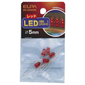 エルパ LED 5mm レッド HK-LED5H(R)-イメージ2