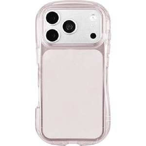 グルマンディーズ iPhone18 Pro/17 Pro用 ｸﾘｽﾀﾙｸﾘｱｹｰｽ ライトピンク GMD-46LPK-イメージ1
