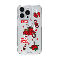 BOOGIE WOOGIE iPhone 13 Pro用オーロラケース Red BW22008I13PRD
