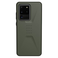 ＵＡＧ Galaxy S20 Ultra用ケース ソリッドデザイン 耐衝撃 CIVILIAN オリーブドラブ UAG-GLXS20ULTC-OD