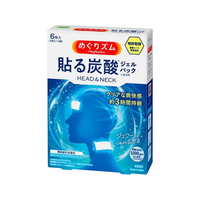 KAO FC450TF めぐりズム 貼る炭酸ジェルパック HEAD&NECK 6枚