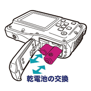 ノア 防水デジタルカメラ Veldo(ヴェルド) イエロー TNWTPCAM01YLW-イメージ9