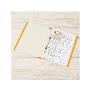 プラス 年組氏名スクールフラットファイル A4タテ オレンジ 10冊 FCA6366-79-348 NO021SGA-イメージ5