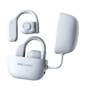 KINGLUCKY 完全ワイヤレスオープンイヤー型 空気伝導式イヤフォン i31 PRO ホワイト I31PROWH KINGLUCKY 完全ワイヤレスオープンイヤー型 空気伝導式イヤフォン i31 PRO ホワイト I31PROWH