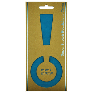 mimimamo スーパーストレッチヘッドホンカバー Lサイズ ブルー MHC-002-BL-イメージ1