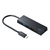 サンワサプライ USB Type C ハブ ブラック USB-3TCH7BK-イメージ1